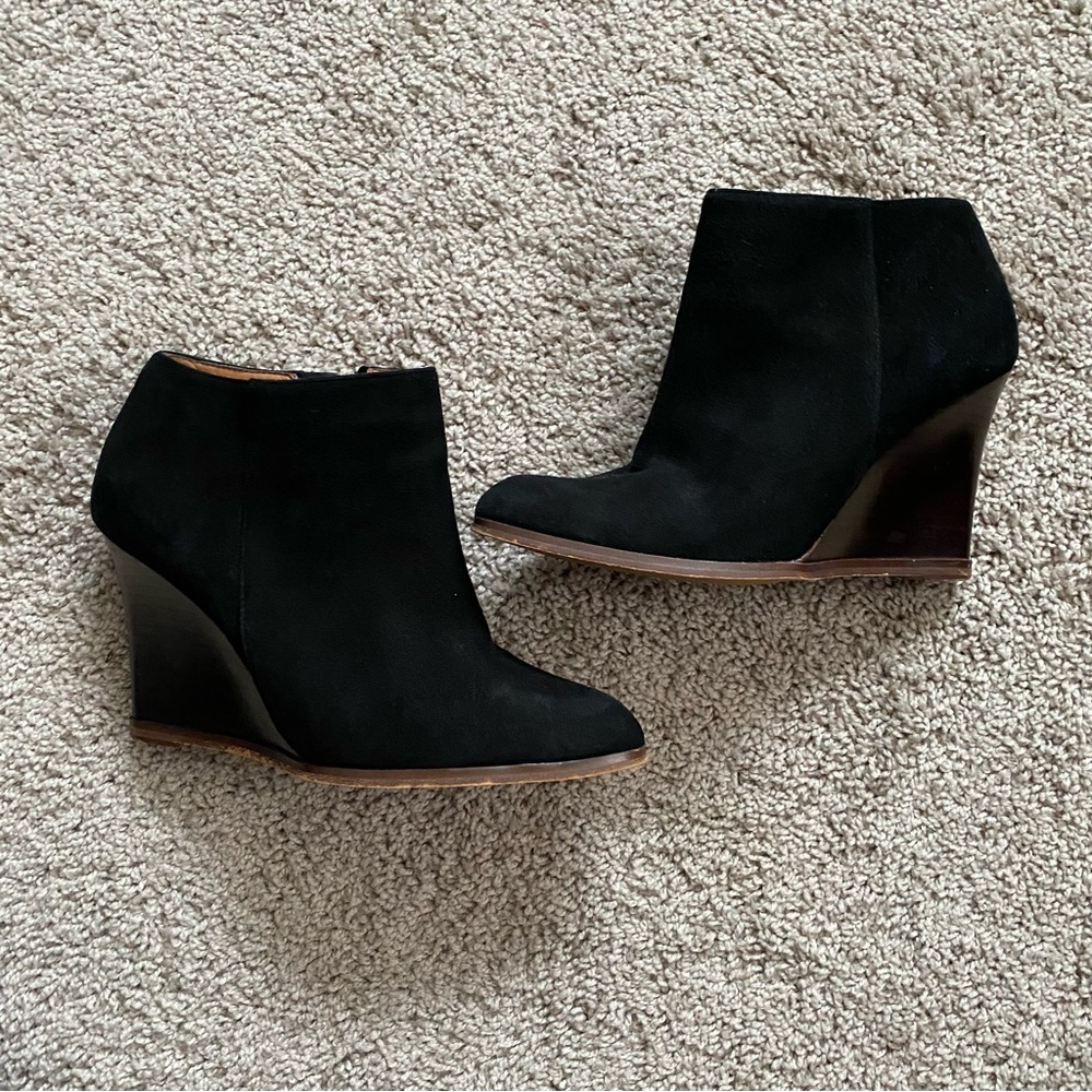 Halogen Wedge Booties size 8